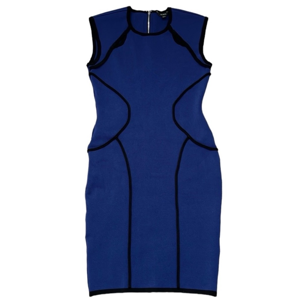 Guess Sleeveless Midi Dress Size Medium Bandage Bodycon Dress